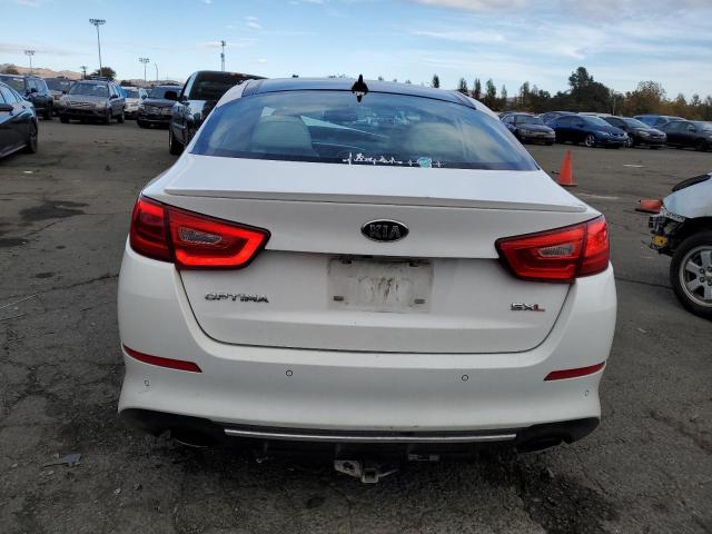 5XXGR4A62EG276605 - 2014 KIA OPTIMA SX WHITE photo 6