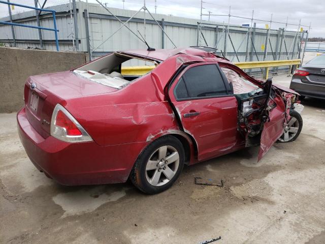 3FAHP07198R269774 - 2008 FORD FUSION SE RED photo 3