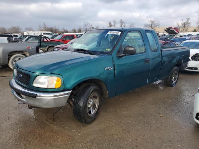 1FTZX1725WNA85672 - 1998 FORD F150 TEAL photo 1