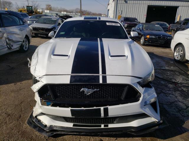 1FA6P8CF5M5154402 - 2021 FORD MUSTANG GT WHITE photo 5