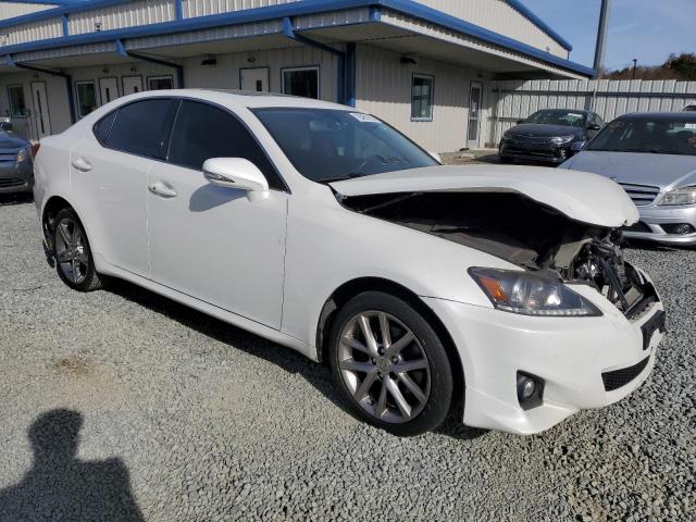 JTHCF5C28D5062176 - 2013 LEXUS IS 250 WHITE photo 4