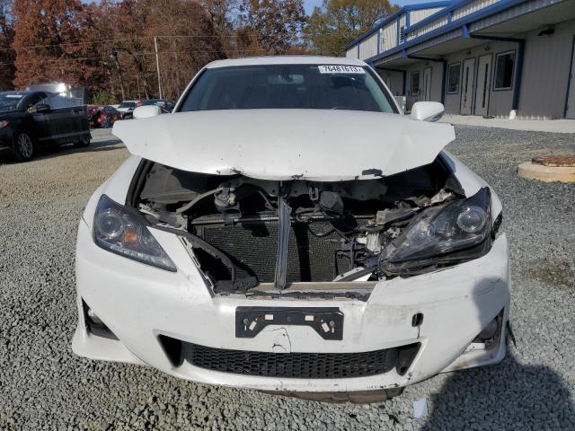 JTHCF5C28D5062176 - 2013 LEXUS IS 250 WHITE photo 5