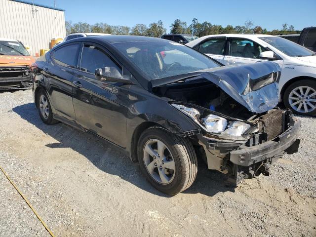 KMHDH4AE7FU382648 - 2015 HYUNDAI ELANTRA SE BLACK photo 4