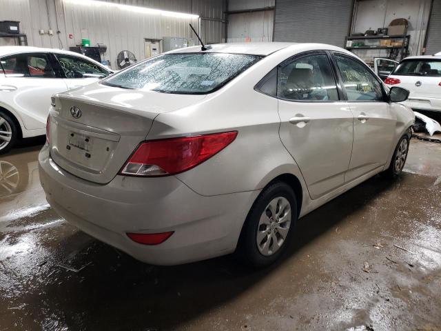 KMHCT4AE9FU934399 - 2015 HYUNDAI ACCENT GLS WHITE photo 3