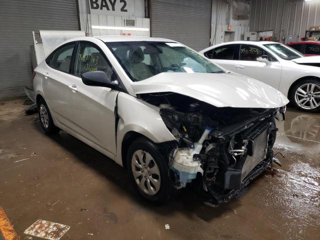 KMHCT4AE9FU934399 - 2015 HYUNDAI ACCENT GLS WHITE photo 4