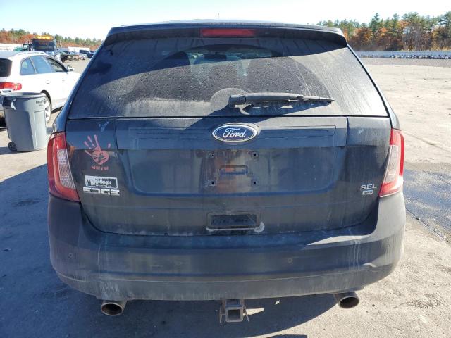 2FMDK4JC7DBC27665 - 2013 FORD EDGE SEL BLACK photo 6