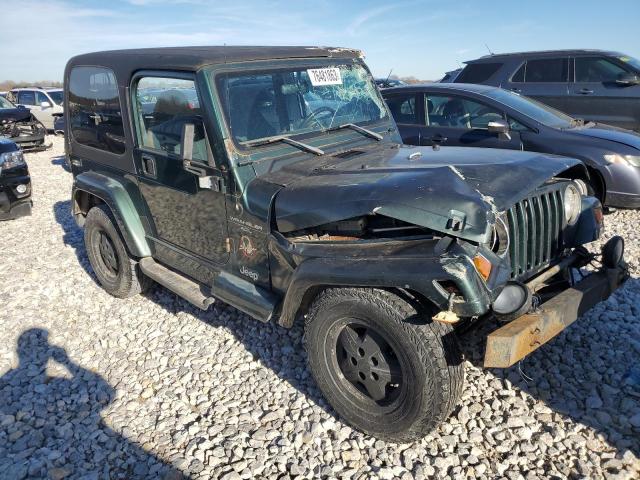 1J4FY49S2XP404878 - 1999 JEEP WRANGLER / SAHARA GREEN photo 4