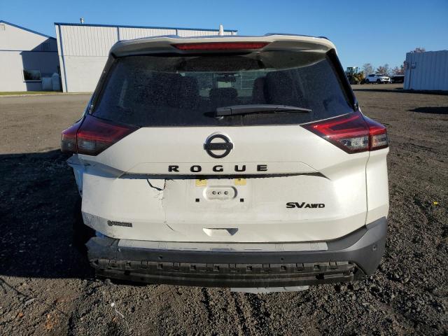 JN8AT3BB6MW213392 - 2021 NISSAN ROGUE SV WHITE photo 6