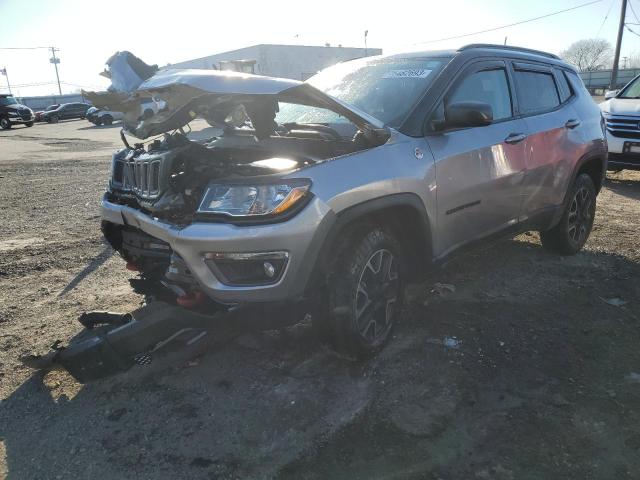 3C4NJDDB0KT618852 - 2019 JEEP COMPASS TRAILHAWK SILVER photo 1