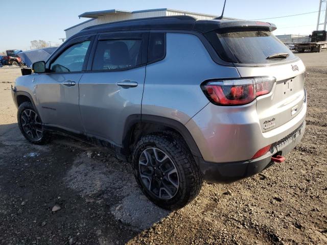 3C4NJDDB0KT618852 - 2019 JEEP COMPASS TRAILHAWK SILVER photo 2