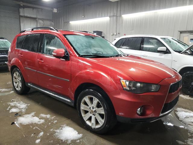 JA4JT3AW1BU034499 - 2011 MITSUBISHI OUTLANDER SE RED photo 4