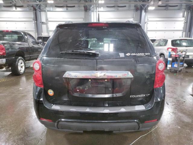 2GNALDEK4D6329673 - 2013 CHEVROLET EQUINOX LT BLACK photo 6