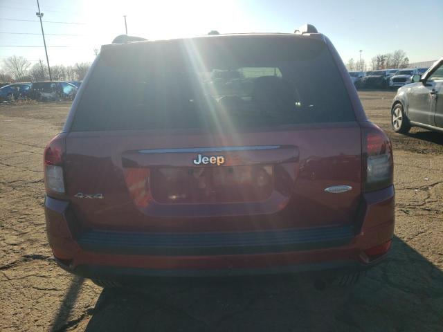 1C4NJDEB2ED821024 - 2014 JEEP COMPASS LATITUDE RED photo 6