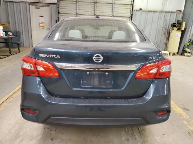 3N1AB7AP6HY262855 - 2017 NISSAN SENTRA S BLUE photo 6