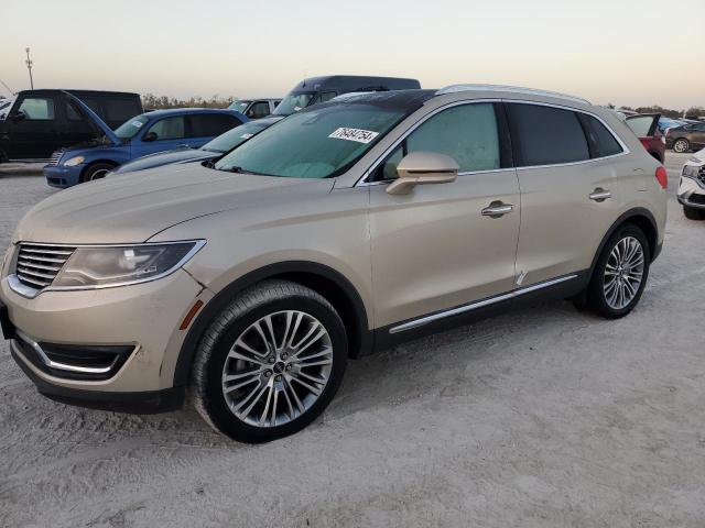 2LMPJ8LR8HBL47154 - 2017 LINCOLN MKX RESERVE Ոսկեգույն լուսանկար 1