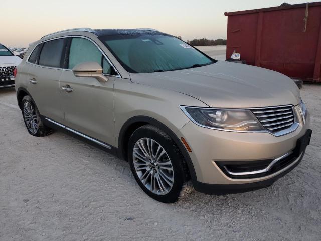 2LMPJ8LR8HBL47154 - 2017 LINCOLN MKX RESERVE Ոսկեգույն լուսանկար 4