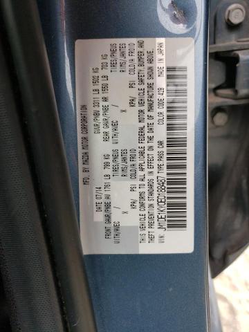 JM1DE1KY0E0188487 - 2014 MAZDA MAZDA2 SPORT BLUE photo 12