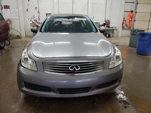 JNKCV61EX9M302167 - 2009 INFINITI G37 BASE GRAY photo 5