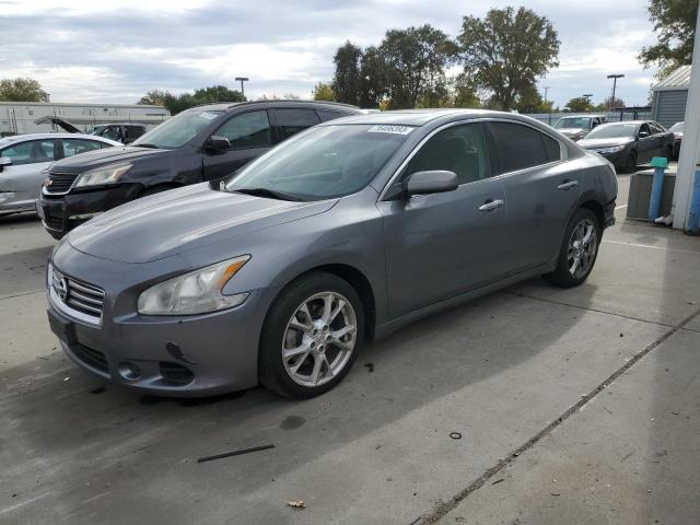 1N4AA5AP5EC486682 - 2014 NISSAN MAXIMA S GRAY photo 1