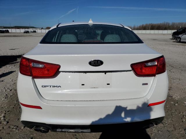 KNAGM4A75F5547599 - 2015 KIA OPTIMA LX WHITE photo 6