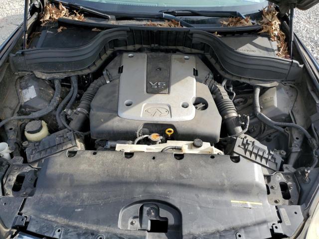 JNKAJ09E68M304047 - 2008 INFINITI EX35 BASE შავი ფოტო 11