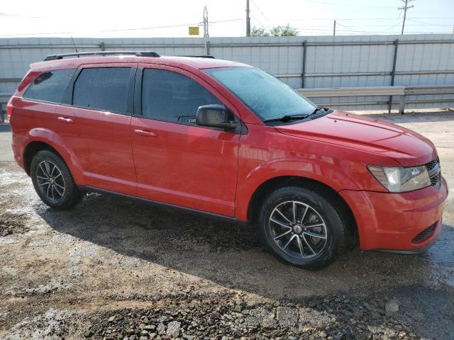 3C4PDCAB3JT517933 - 2018 DODGE JOURNEY SE RED photo 4