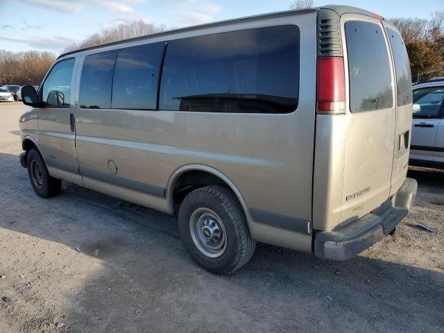 1GAGG25R221165678 - 2002 CHEVROLET EXPRESS G2 GRAY photo 2