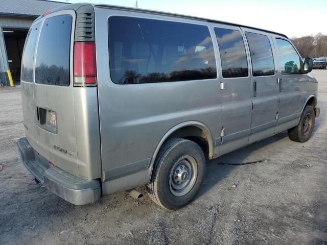 1GAGG25R221165678 - 2002 CHEVROLET EXPRESS G2 GRAY photo 3