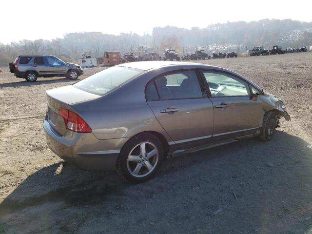 1HGFA16548L038889 - 2008 HONDA CIVIC LX GRAY photo 3