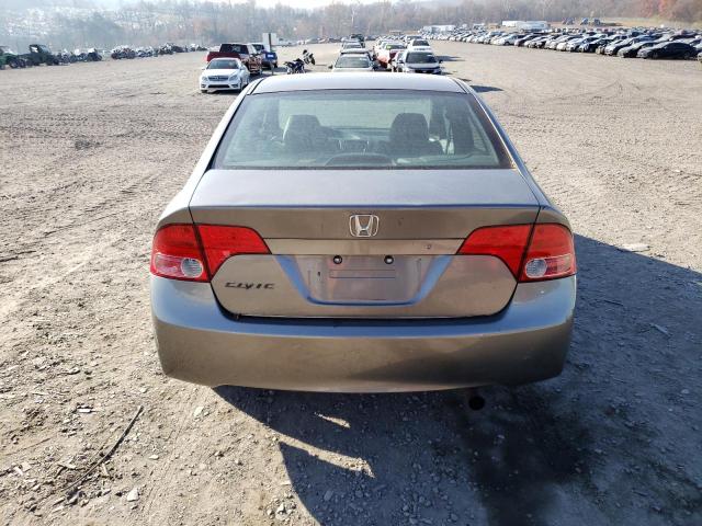 1HGFA16548L038889 - 2008 HONDA CIVIC LX GRAY photo 6