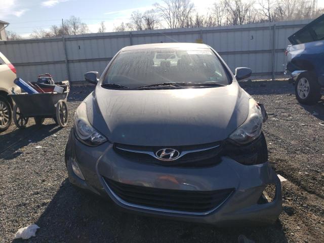 5NPDH4AE4DH405525 - 2013 HYUNDAI ELANTRA GLS CHARCOAL photo 5