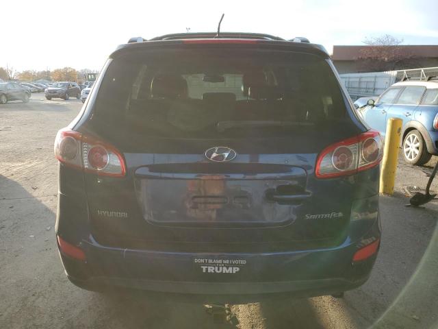 5NMSH4AG7AH374790 - 2010 HYUNDAI SANTA FE SE BLUE photo 6