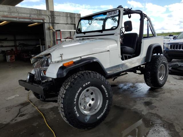 2J4FY29S0NJ551280 - 1992 JEEP WRANGLER / WHITE photo 1