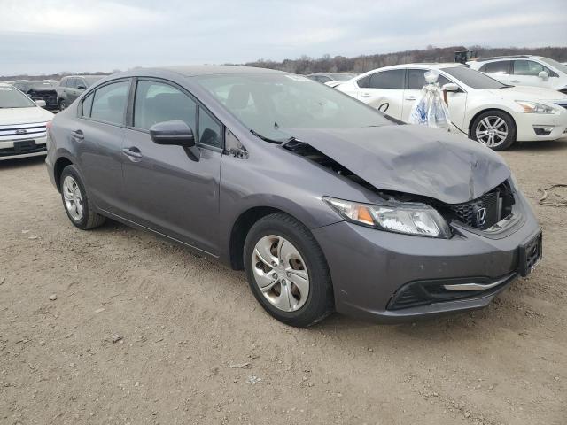 19XFB2F51EE060306 - 2014 HONDA CIVIC LX GRAY photo 4