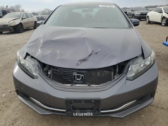 19XFB2F51EE060306 - 2014 HONDA CIVIC LX GRAY photo 5