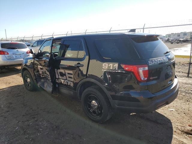 1FM5K8AR9KGB55454 - 2019 FORD EXPLORER POLICE INTERCEPTOR BLACK photo 2