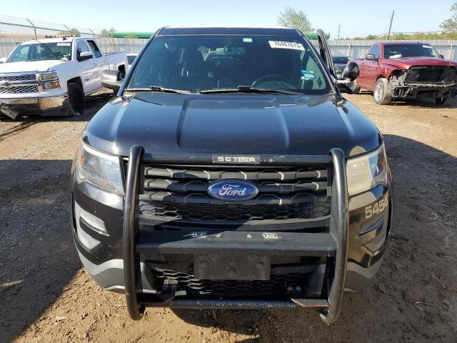 1FM5K8AR9KGB55454 - 2019 FORD EXPLORER POLICE INTERCEPTOR BLACK photo 5