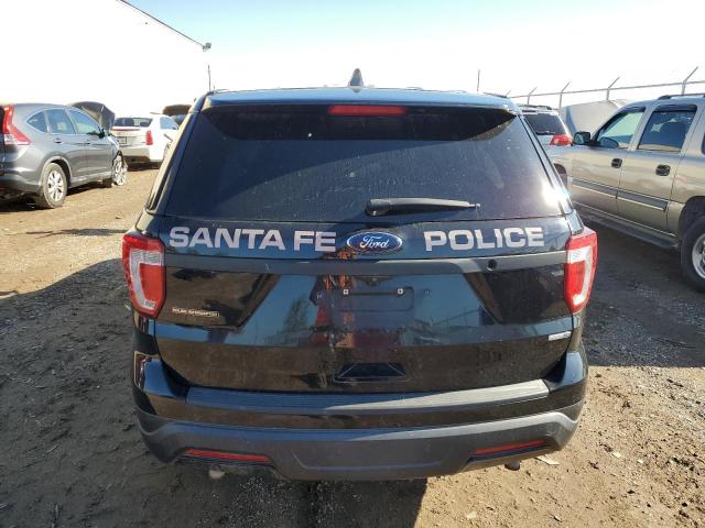 1FM5K8AR9KGB55454 - 2019 FORD EXPLORER POLICE INTERCEPTOR BLACK photo 6
