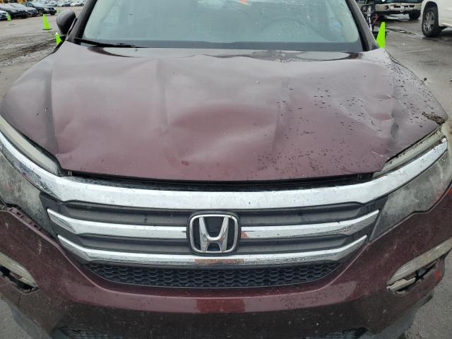 5FNYF5H87GB008990 - 2016 HONDA PILOT EXL MAROON photo 11