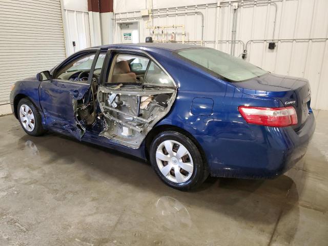 4T1BE46K57U043323 - 2007 TOYOTA CAMRY CE BLUE photo 2