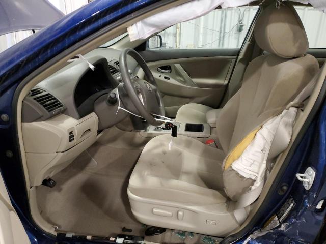 4T1BE46K57U043323 - 2007 TOYOTA CAMRY CE BLUE photo 7