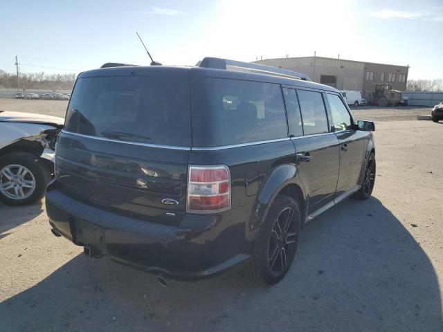 2FMHK6C89EBD17505 - 2014 FORD FLEX SEL BLACK photo 3