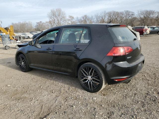 3VW217AU0FM019103 - 2015 VOLKSWAGEN GOLF BLACK photo 2