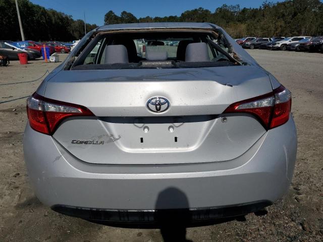 2T1BURHE6FC365766 - 2015 TOYOTA COROLLA L SILVER photo 6