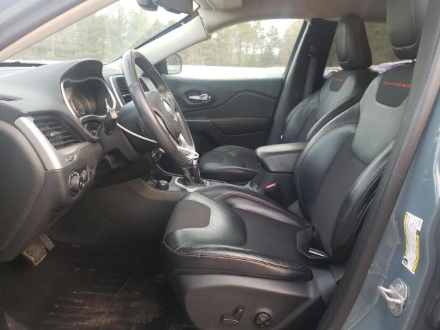 1C4PJMBS7FW580905 - 2015 JEEP CHEROKEE TRAILHAWK BLUE photo 7