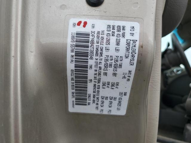 3C4FY48B42T285548 - 2002 CHRYSLER PT CRUISER CLASSIC 金色 照片 11