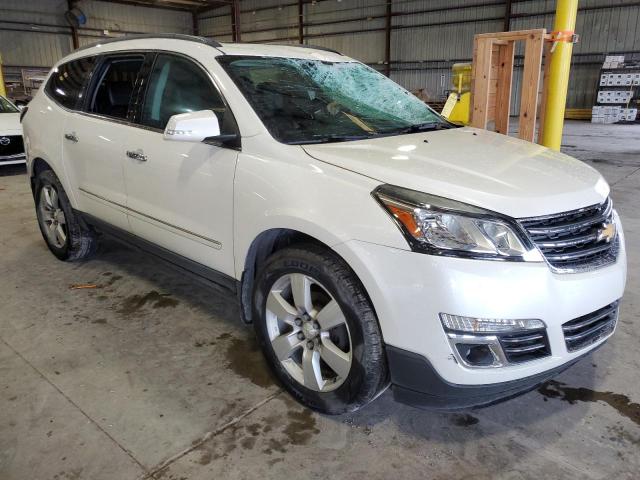 1GNKVJKD7EJ353490 - 2014 CHEVROLET TRAVERSE LTZ WHITE photo 4