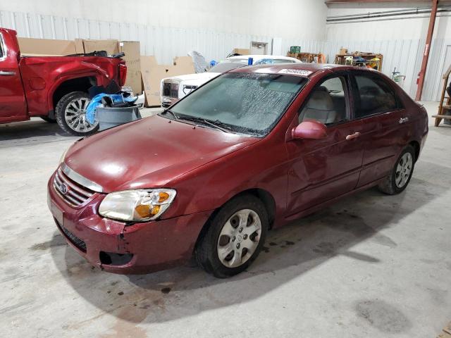 KNAFE121775376700 - 2007 KIA SPECTRA EX RED photo 1