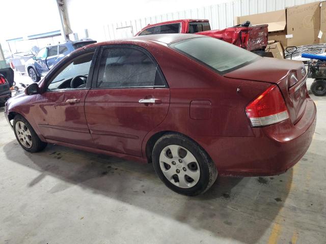 KNAFE121775376700 - 2007 KIA SPECTRA EX RED photo 2