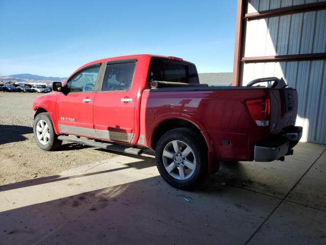 1N6AA07C78N304858 - 2008 NISSAN TITAN XE RED photo 2